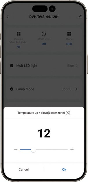 Встраиваемый винный шкаф Dunavox DVH-44.120DMB.TO (preview 11)