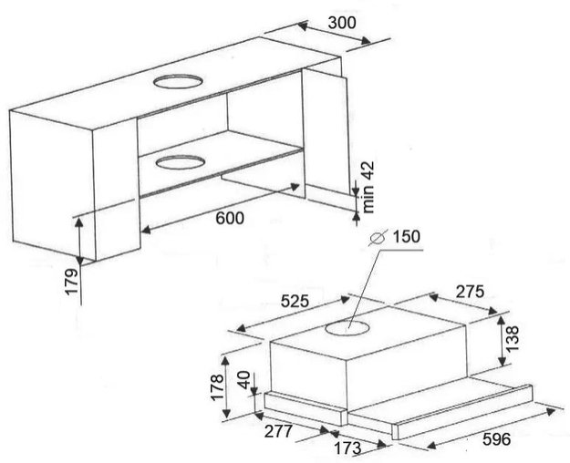 Встраиваемая вытяжка Kuppersberg SLIMLUX S 60 GB (preview 7)