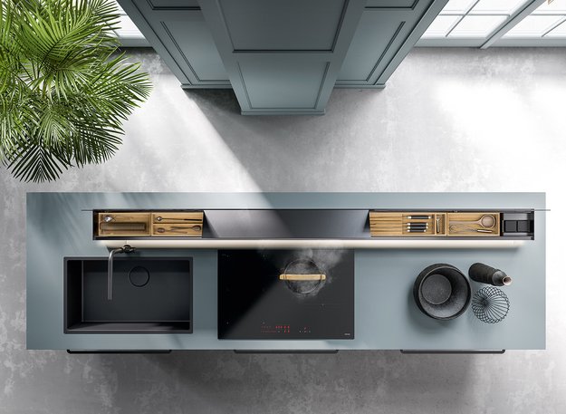 Система хранения Falmec MONOLITH 30 VETRO NERO KACL.453#NF (preview 3)