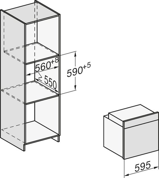 Духовой шкаф Miele H 7460 BP Обсидиан (OBSW) (preview 5)