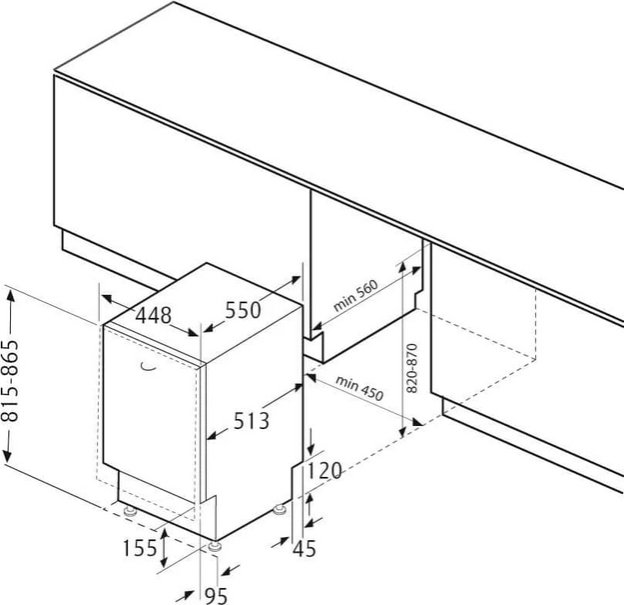 Встраиваемая посудомоечная машина KRONA GARDA 45 BI V2 (preview 16)