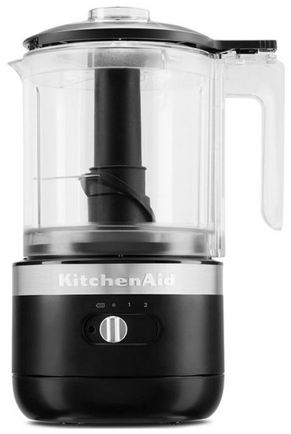 Кухонный мини-комбайн KitchenAid 5KFCB519EBM матовый черный (фото 1) Кухонный мини-комбайн KitchenAid 5KFCB519EBM матовый черный (preview 1)
