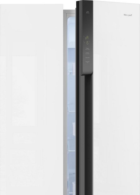 Отдельностоящий холодильник с инвертором Weissgauff WSBS 500 Inverter NoFrost White Glass (preview 12)