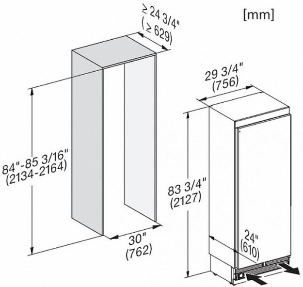 Встраиваемый морозильник Miele F 2813 Vi MasterCool (preview 3)