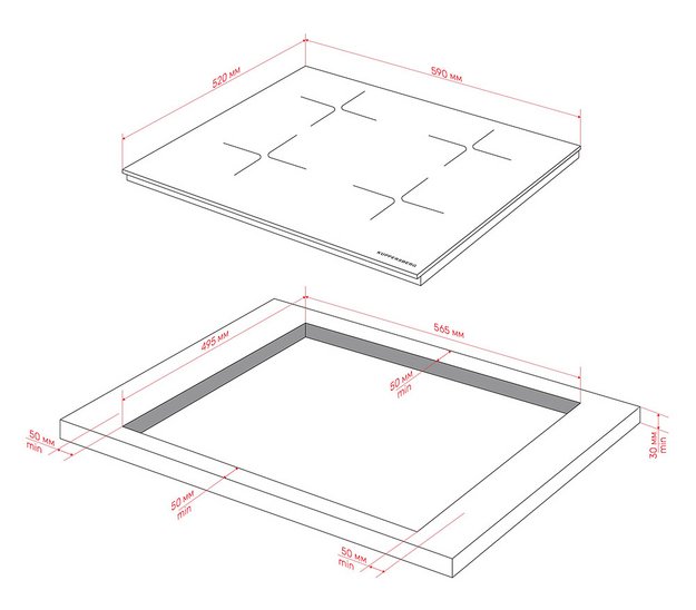 Индукционная варочная панель Kuppersberg ICI 607 (preview 5)