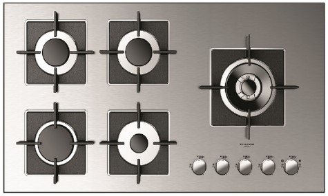 Варочная панель Fulgor Milano FSH 905 G DWK XX (фото 1) Варочная панель Fulgor Milano FSH 905 G DWK XX (preview 1)