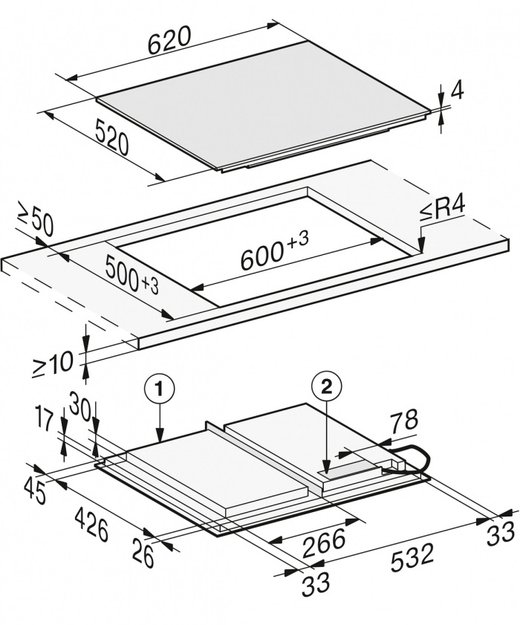 Варочная панель Miele KM 7867-1 FL (preview 4)