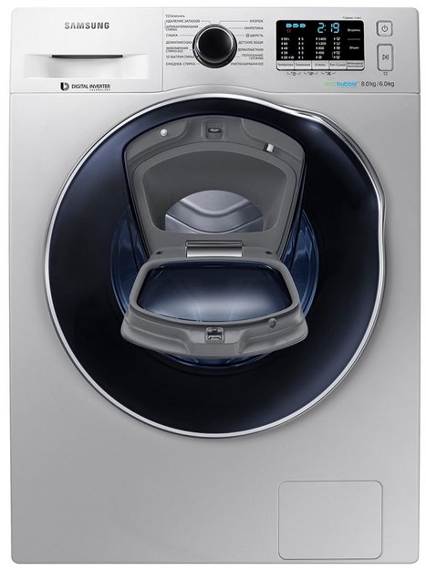 Стирально-сушильная машина Samsung WD 80 K 5410 OS/LP (preview 2)