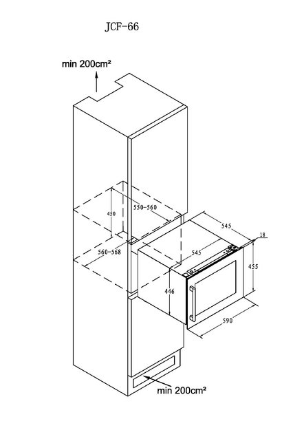 Встраиваемый винный шкаф Graude FWK 45.2 (preview 9)