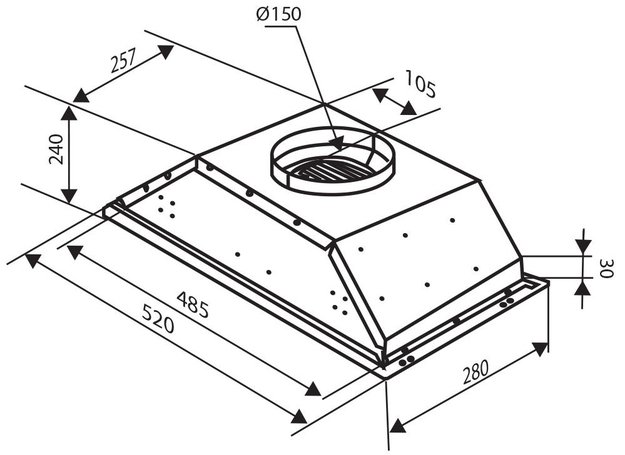 Вытяжка Zigmund Shtain K 010.5 W (preview 2)