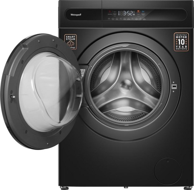 Стиральная машина Weissgauff WMD 46148 DC Inverter Steam Black (preview 2)