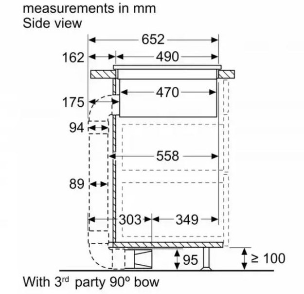 Индукционная варочная панель с интегрированной вытяжкой BOSCH PXX875D67E (preview 7)