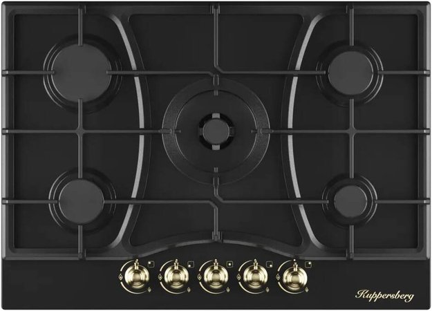 Газовая варочная панель Kuppersberg FS 710 Ant Bronze (preview 1)