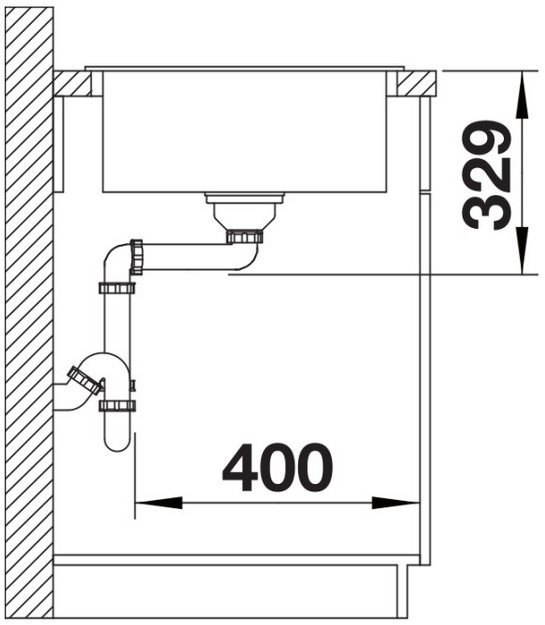 Мойка BLANCO LEGRA XL 6 S Silgranit черный (preview 6)