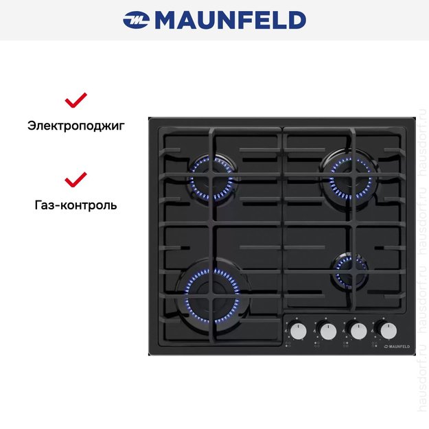 Газовая варочная панель MAUNFELD EGHE.64.6CB/G (preview 24)