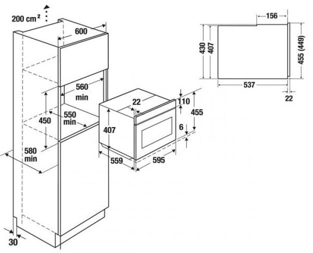 Компактный духовой шкаф с паром Kuppersbusch CBD 6550.0 G7 Copper (фото 4) Компактный духовой шкаф с паром Kuppersbusch CBD 6550.0 G7 Copper (preview 4)