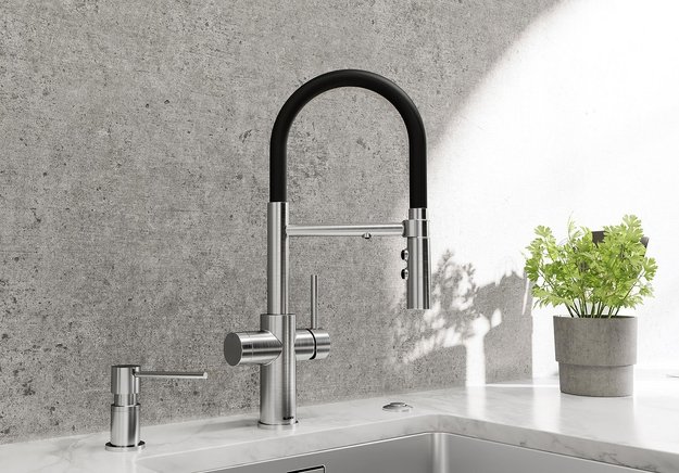 Смеситель 3-в-1 Blanco CATRIS-S Flexo Filter 526707 матовый черный (preview 2)