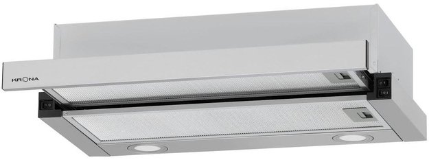 Встраиваемая вытяжка Krona KAMILLA T 600 INOX (2 мотора) (preview 1)