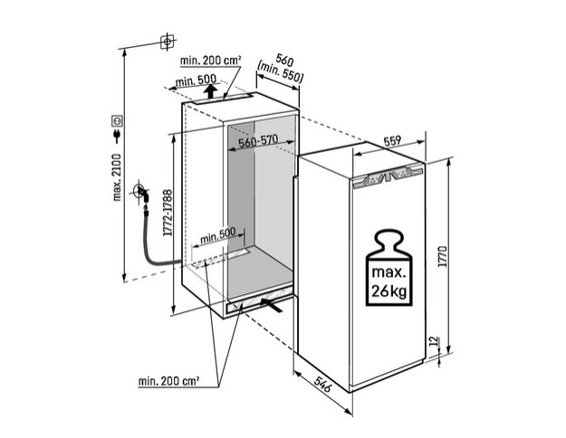Встраиваемый холодильник Liebherr IRBdi 5180 Peak (preview 10)