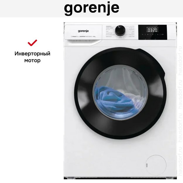 Стиральная машина Gorenje W1NGPI72SBS/C (preview 7)