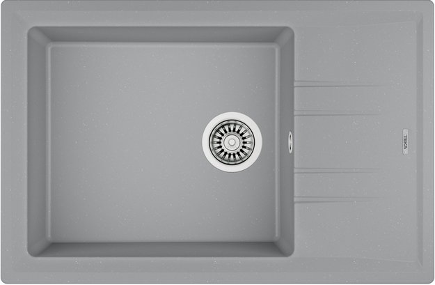 Мойка Teka Stone 60 S-TG 1B 1D metallic grey (фото 1) Мойка Teka Stone 60 S-TG 1B 1D metallic grey (preview 1)