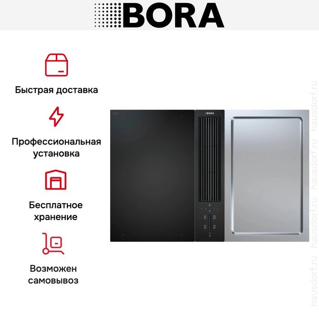 Варочная панель с вытяжкой и установочным комплектом BORA CKA2FIT (1xCKA2, 1xCKFI, 1xCKT, 1xUESDFSL) (preview 13)