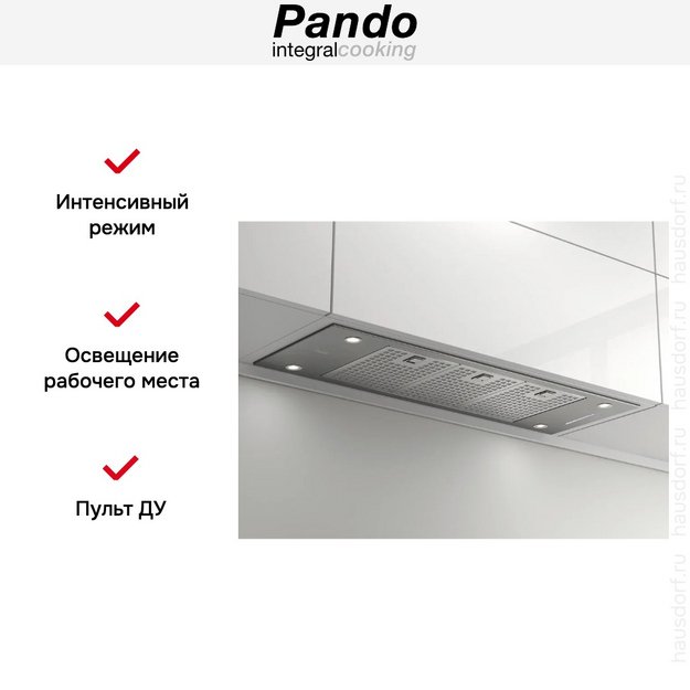 Встраиваемая вытяжка Pando EVO/580 INOX V.1050 ECO PLUS (preview 7)