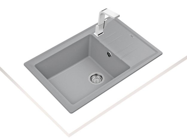 Мойка Teka Stone 60 S-TG 1B 1D metallic grey (фото 2) Мойка Teka Stone 60 S-TG 1B 1D metallic grey (preview 2)