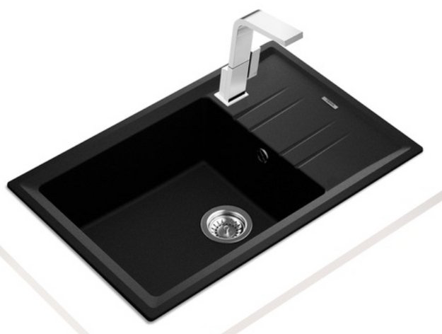 Мойка Teka Stone 60 S-TG 1B 1D Black metallic (фото 2) Мойка Teka Stone 60 S-TG 1B 1D Black metallic (preview 2)