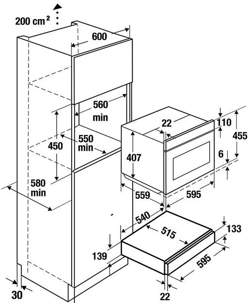 Выдвижной ящик Kuppersbusch CSZ 6800.0 G5 Black Velvet (preview 2)