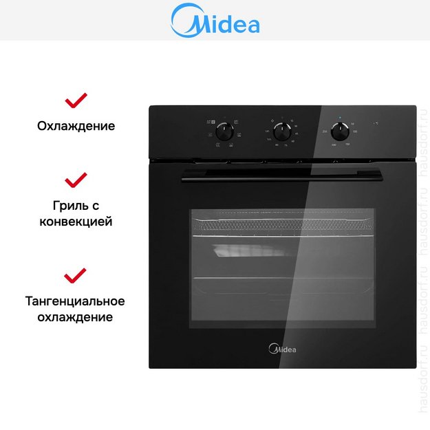 Духовой шкаф Midea MO37007GB (фото 9) Духовой шкаф Midea MO37007GB (preview 9)