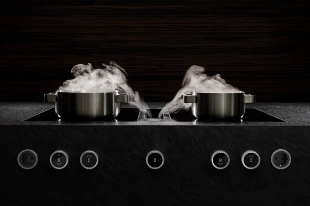 Варочная панель с вытяжкой и установочным комплектом BORA PKAS3FIAB (1x PKAS3AB, 2x PKFI3, 1x EFBV90, 1x EFS375, 1xEFV) (preview 2)