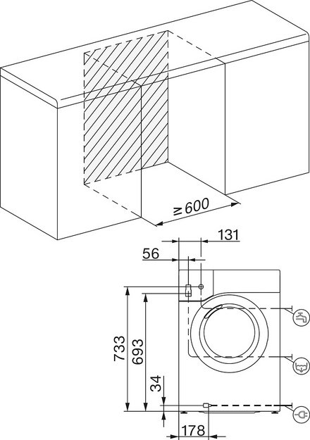 Стирально-сушильная машина Miele WTD160WCS на иностранном языке (preview 7)