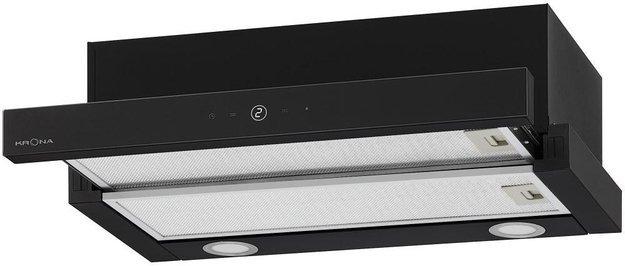 Встраиваемая вытяжка Krona KAMILLA T SENSOR 600 Black (preview 1)