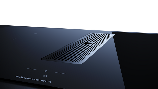 Индукционная варочная поверхность с вытяжкой Kuppersbusch с ручками из нержавеющей стали KMI 9850.1 SR-E Stainless steel (preview 5)