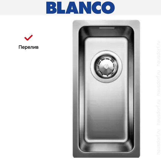 Мойка Blanco Andano 180-IF нержавеющая сталь (preview 6)