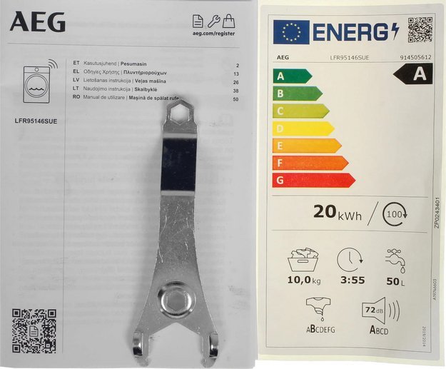 Стиральная машина AEG LFR95146SUE (preview 12)