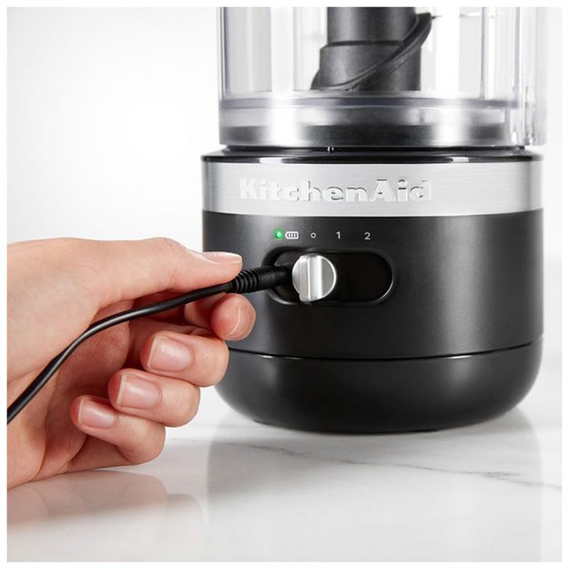Кухонный мини-комбайн KitchenAid 5KFCB519EBM матовый черный (фото 4) Кухонный мини-комбайн KitchenAid 5KFCB519EBM матовый черный (preview 4)