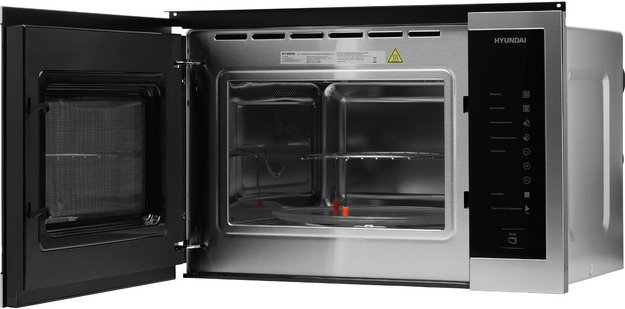 Встраиваемая микроволновая печь Hyundai HBW 2560 IX (фото 7) Встраиваемая микроволновая печь Hyundai HBW 2560 IX (preview 7)