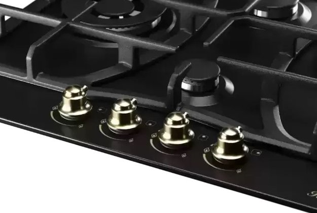 Газовая варочная панель Kuppersberg FS 610 Ant Bronze (preview 2)