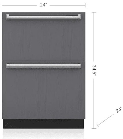 Встраиваемый морозильник SUB-ZERO ID24FI (preview 1)