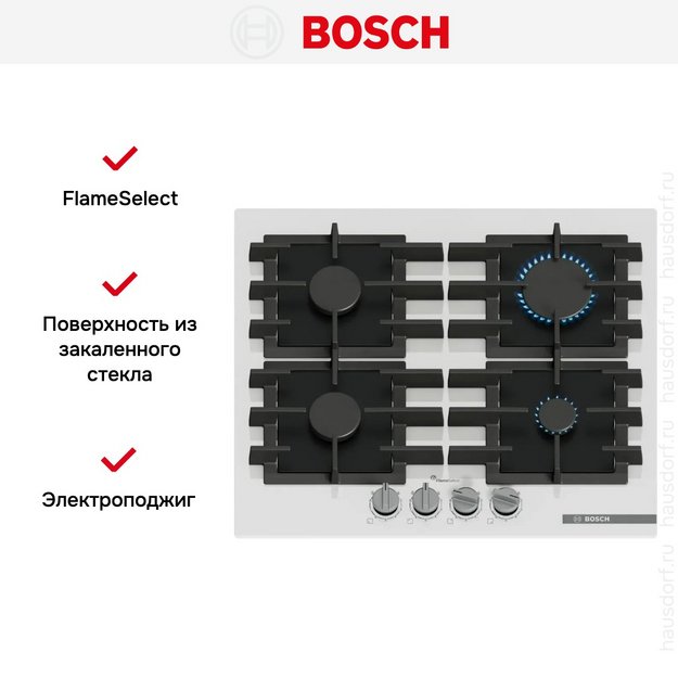 Газовая варочная панель Bosch PPP6A2I40R (preview 6)