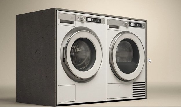 Профессиональная сушильная машина Asko TDC1781H.W.P (video 1)