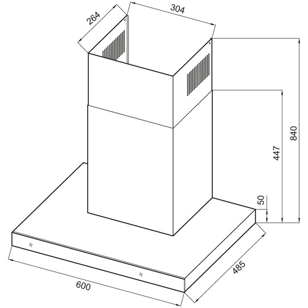 Вытяжка Krona ONYX 600 GLASS BLACK S (preview 18)