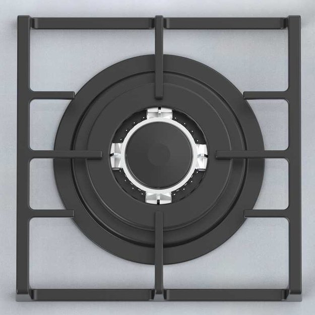 Газовая стеклянная варочная панель Korting HGG 9835 CTW (preview 2)