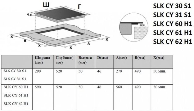 Индукционная варочная панель Schaub Lorenz SLK CY 62 H1 (preview 6)