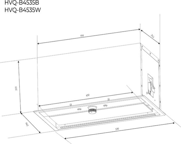 Встраиваемая вытяжка Haier HVQ-B4535W (preview 6)