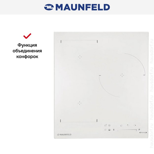 Варочная панель Maunfeld CVI453SBWH LUX Inverter (preview 10)