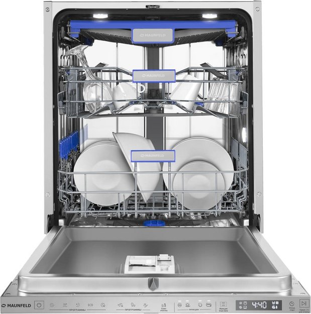 Встраиваемая посудомоечная машина Maunfeld MLP60330T Smart Beam Inverter (preview 3)