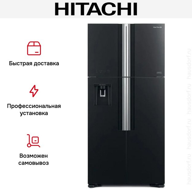 Холодильник Hitachi R-W 660 PUC7 GGR (preview 6)